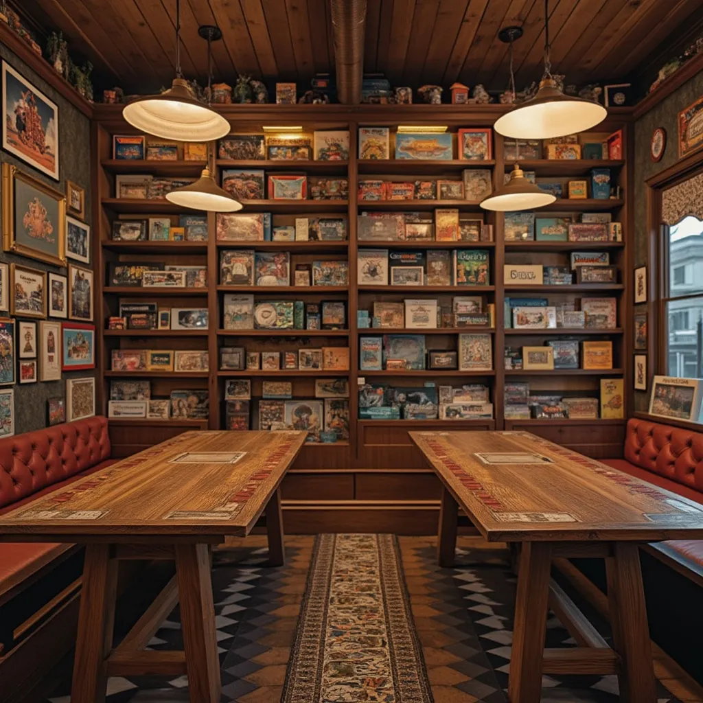 Board game lounge